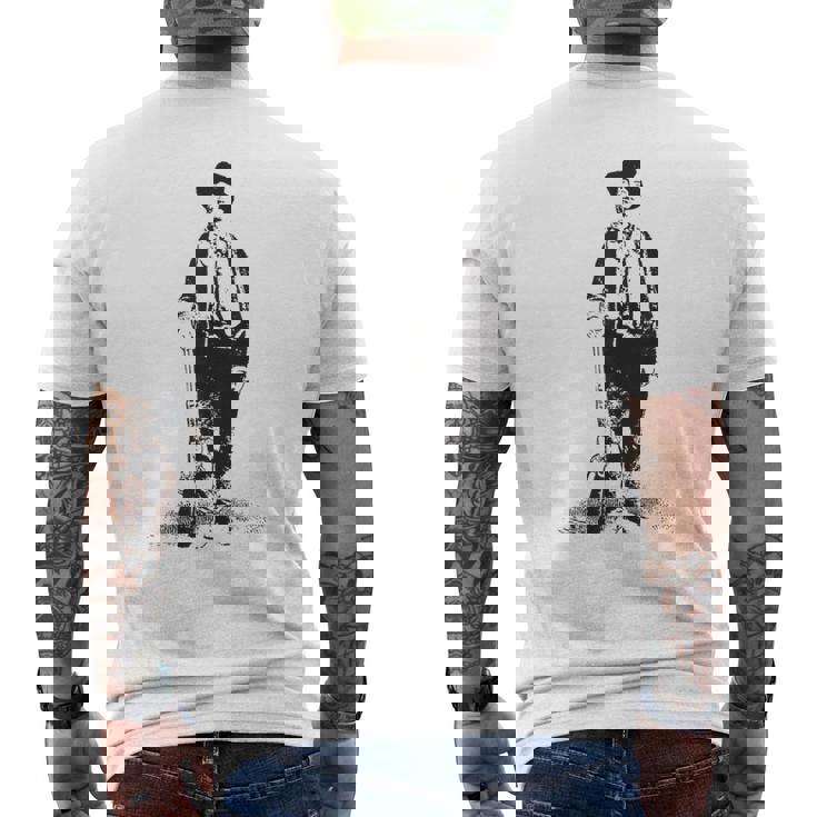 Billy Kid ガンスリンガー ガンファイターヒストリーワイルドウェストギフト メンズTシャツ バックプリント
