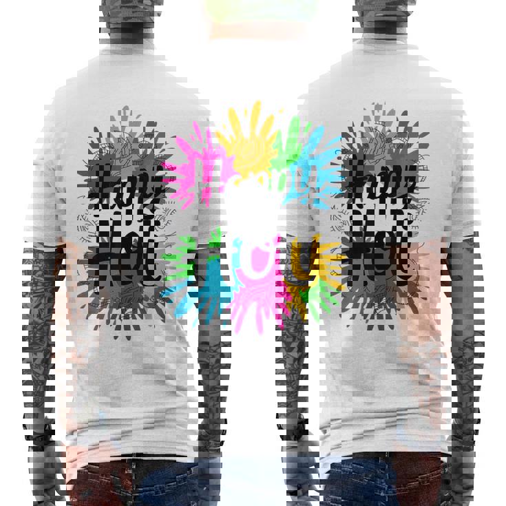 Bura Na Mano Holi Hai India Hindu Colors Happy Holi Festival メンズTシャツ バックプリント