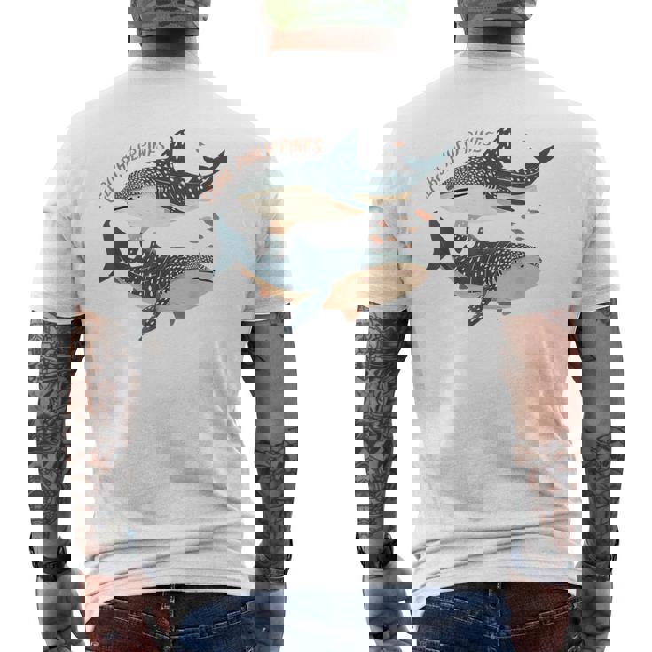 Cebu Philippines Filipino Tagalog Pinoy Pinay メンズTシャツ バックプリント