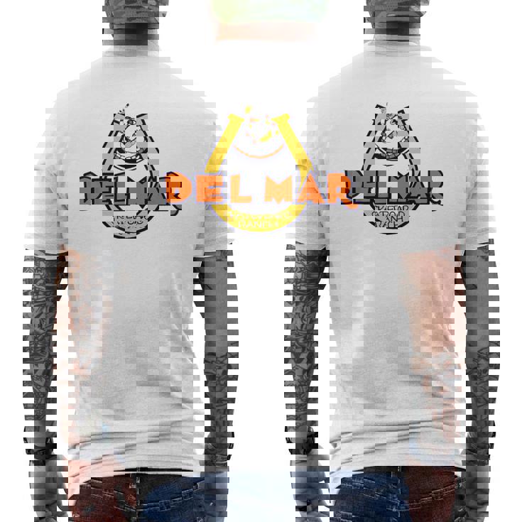 Del Mar スケートボードランチ メンズTシャツ バックプリント