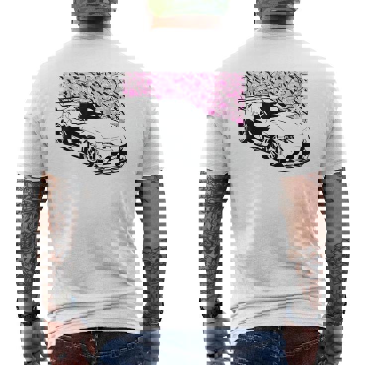 Jdm スープラ Mk5 Gr 桜 2Jz スタンスグラフィックtシャツ メンズTシャツ バックプリント