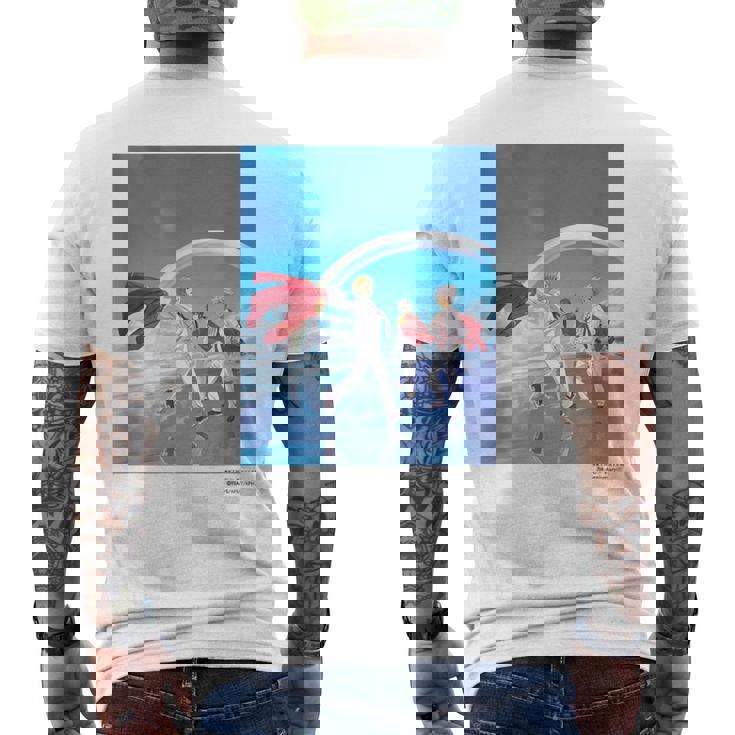 King Of Prism -Pride The Hero- デザインb メンズTシャツ バックプリント