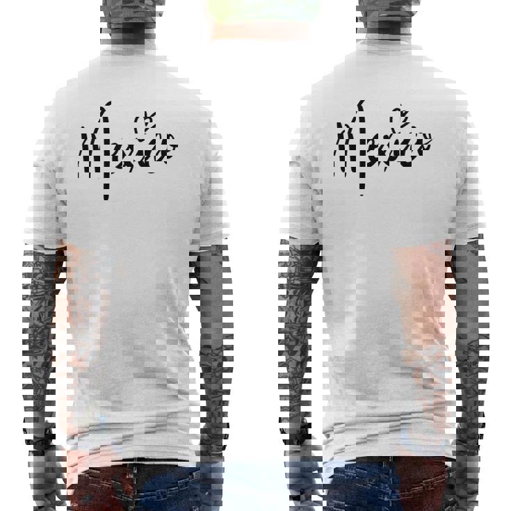 Love Mexico キュート ハート 誇り メキシコ人 愛 メキシコ 長袖tシャツ メンズTシャツ バックプリント