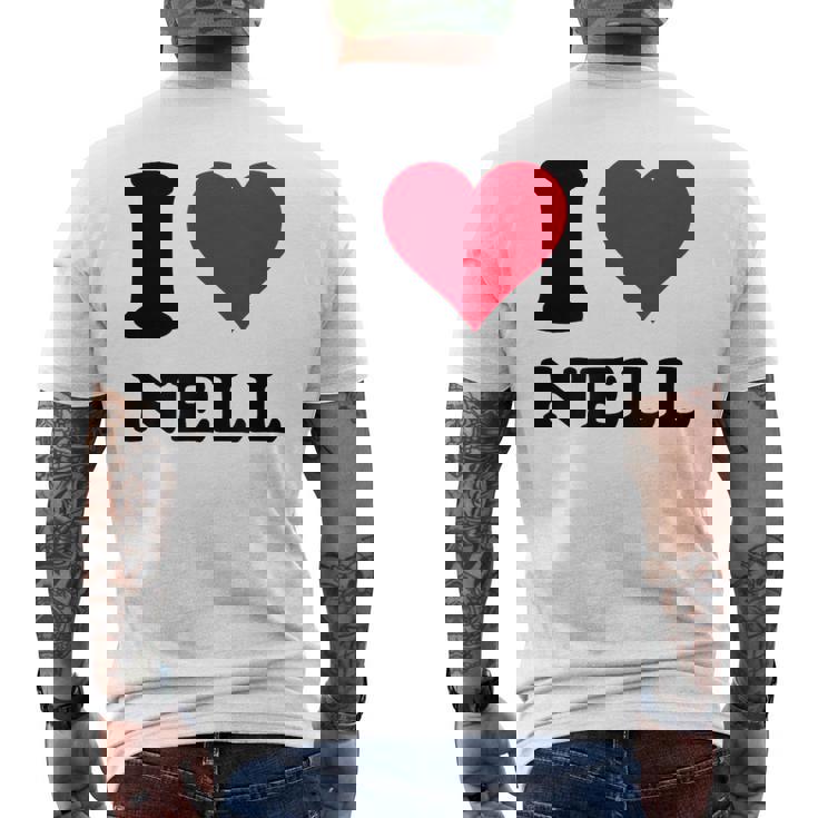 I Love Nell メンズTシャツ バックプリント