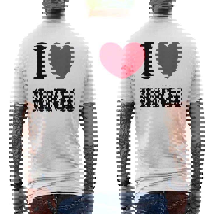 I Lovehanghai アイ・ラブ・シャンハイ メンズTシャツ バックプリント