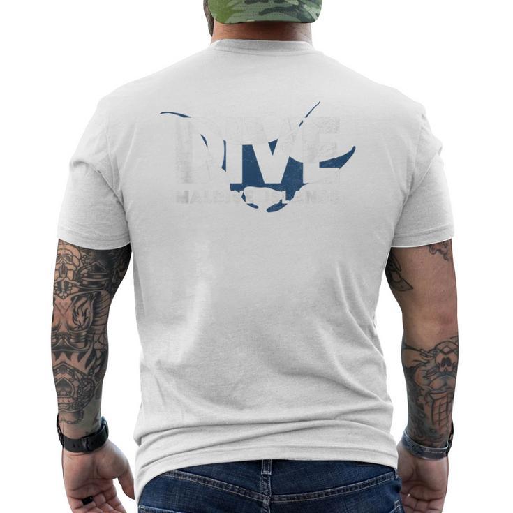 Maldivas Buceo Manta Camiseta Hombre Estampado Espalda
