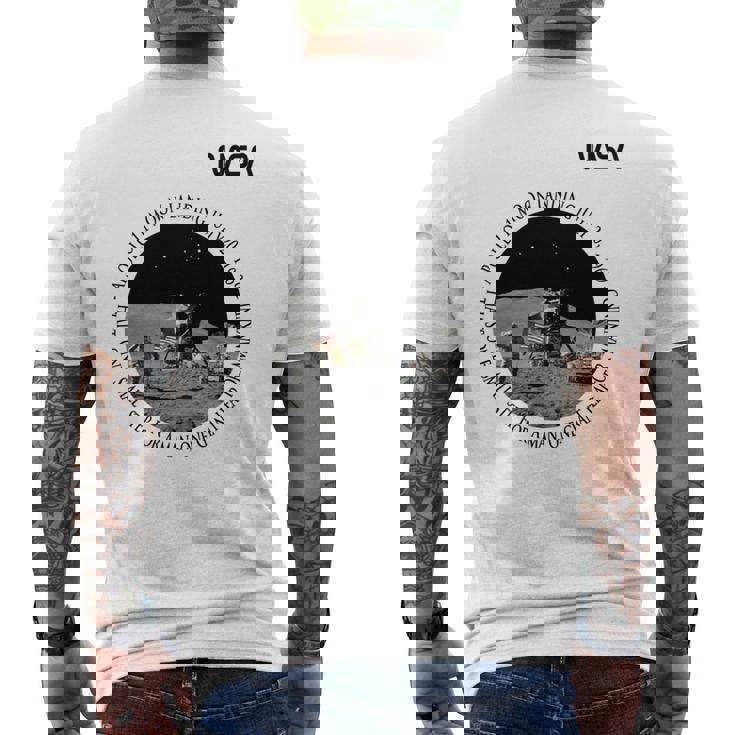 Nasa アポロ11号 月面着陸 1969年7月20日 長袖tシャツ メンズTシャツ バックプリント