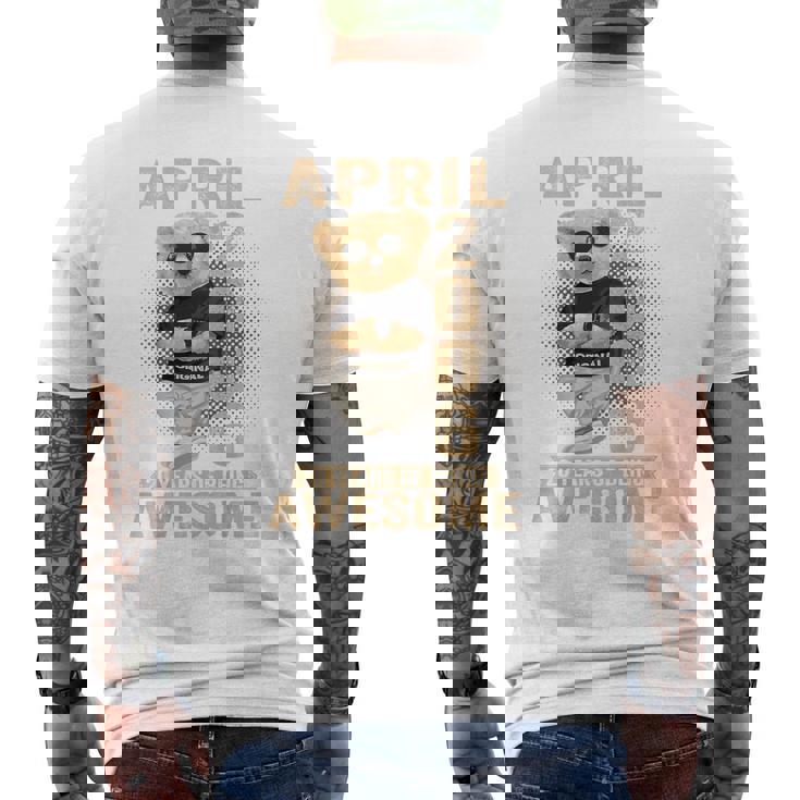 On Back 2006年4月 20歳の誕生日 20歳 テディベア メンズTシャツ バックプリント