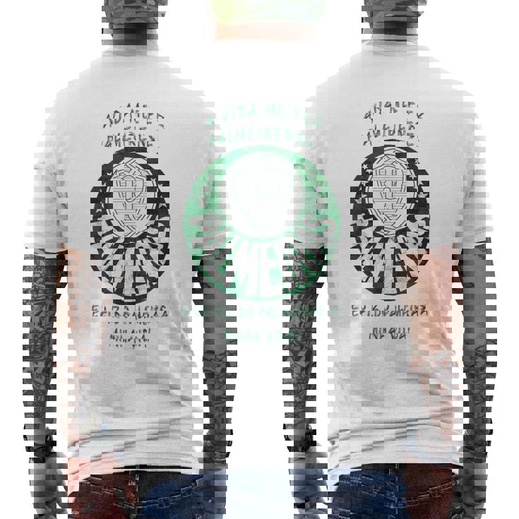 Palmeiras ブラジル サッカー メンズTシャツ バックプリント