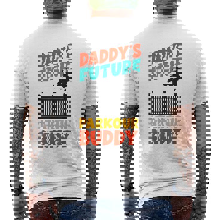 Parkour フリーランニング トレーサー キッズ Daddys フューチャー パルクール メンズTシャツ バックプリント