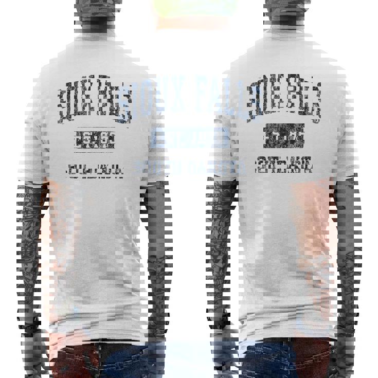 Sioux Falls South Dakota SD Vintage Established Tank Top Men's Back Print T-Shirt