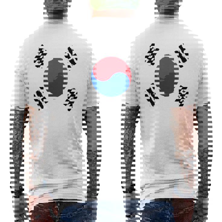 South Korea Korean National Flageoul メンズTシャツ バックプリント