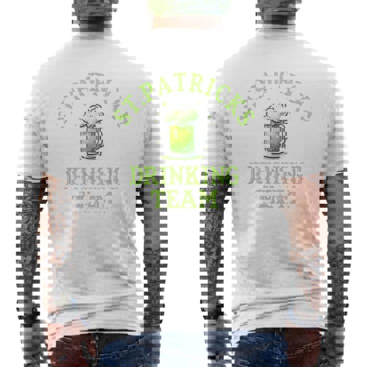 St Patrick Day セント・パトリックス・デー コスチューム ビール アイリッシュ Drinking Team メンズTシャツ バックプリント