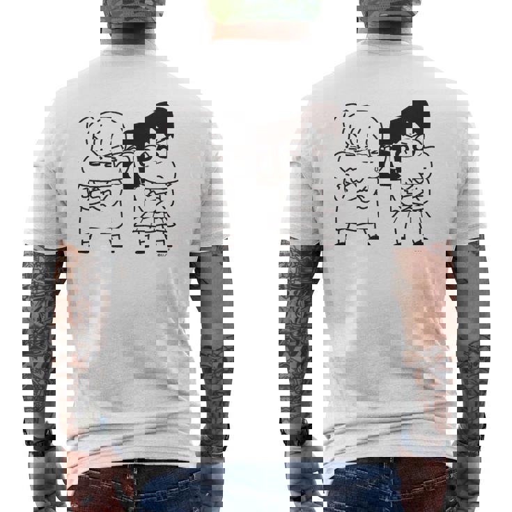 【まんが】クレヨンしんちゃん ネネちゃんとあいちゃん メンズTシャツ バックプリント