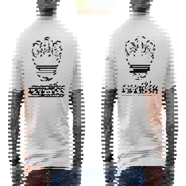 【バックプリント・背中側】アザラシデス Azarasides ゴマちゃん ブランド パロディ 面白 かわいい メンズTシャツ バックプリント