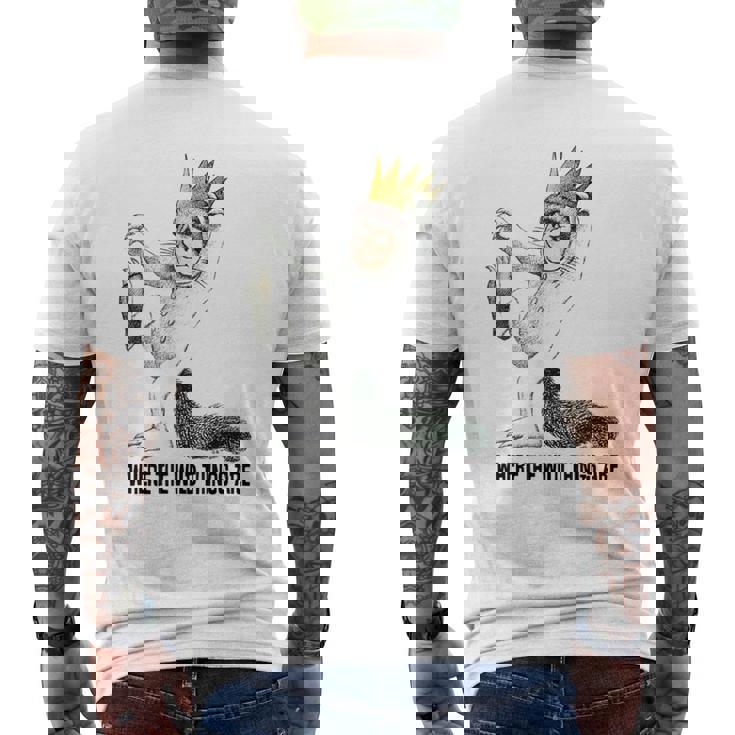 かいじゅうたちのいるところマックス・ダンス メンズTシャツ バックプリント