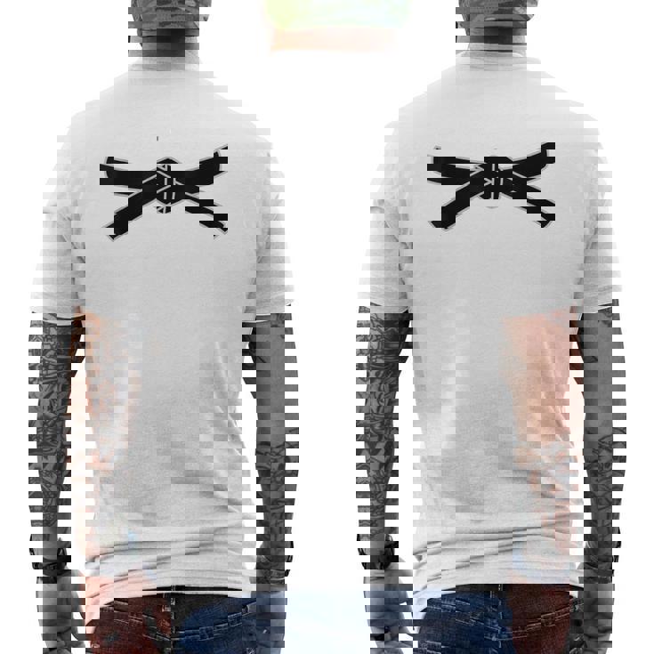 かっこいい日本武道空手柔道黒帯 メンズTシャツ バックプリント