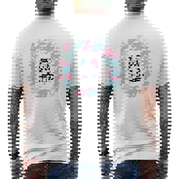 びーえするるる【Bsテレ東公式】カモフラージュ柄tシャツ（ホワイト） メンズTシャツ バックプリント