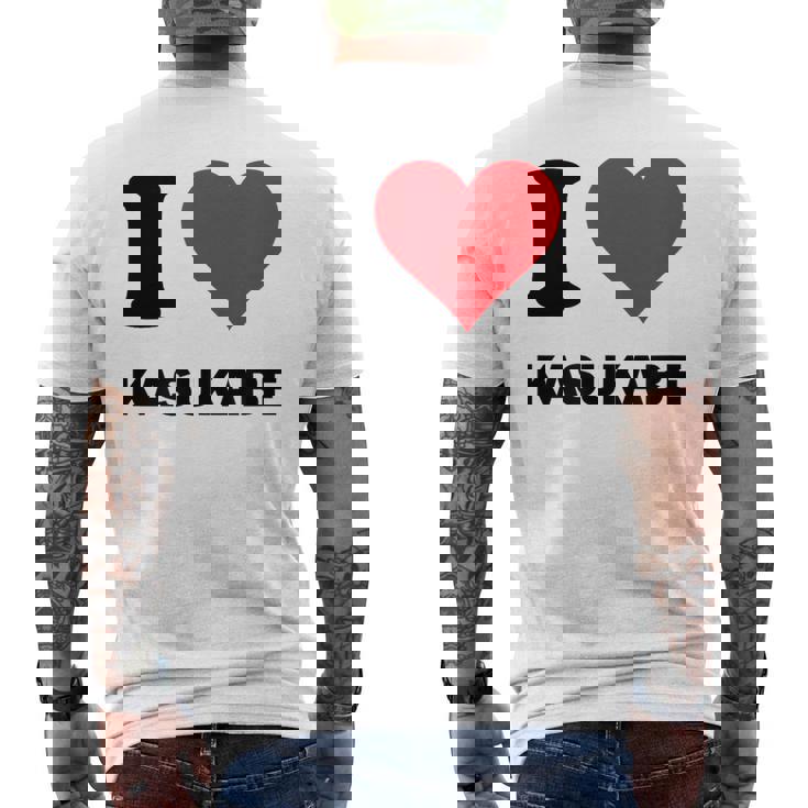 アイハート 春日部ジャパンラブ 日本土産 メンズTシャツ バックプリント