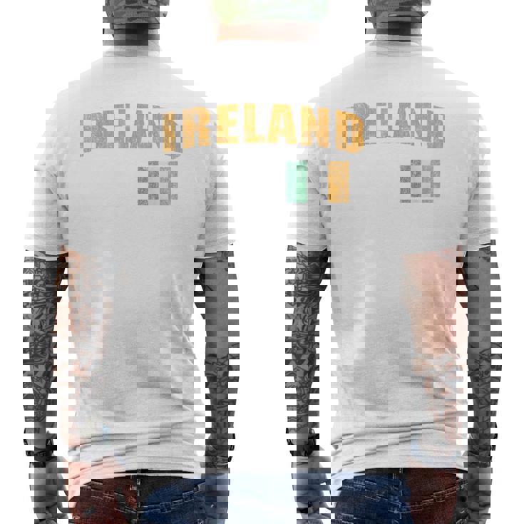 アイルランド国旗 聖パトリックの日 メンズTシャツ バックプリント