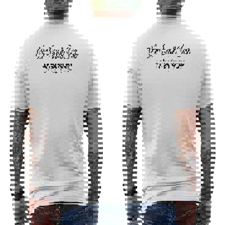 アム・イスラエル・チャイ-ユダヤ人の統一イスラエルのヘブライ語表現 メンズTシャツ バックプリント