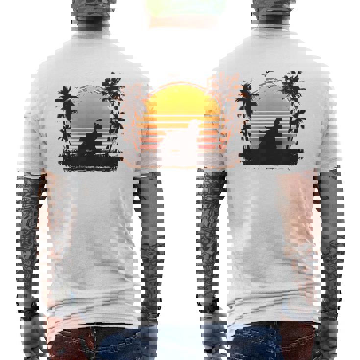 アメリカン・コッカー・スパニエル 犬種 メンズTシャツ バックプリント