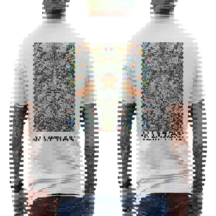 ウィリアム・モリス いちご泥棒 ポスター ビンテージ タペストリー William Morris メンズTシャツ バックプリント