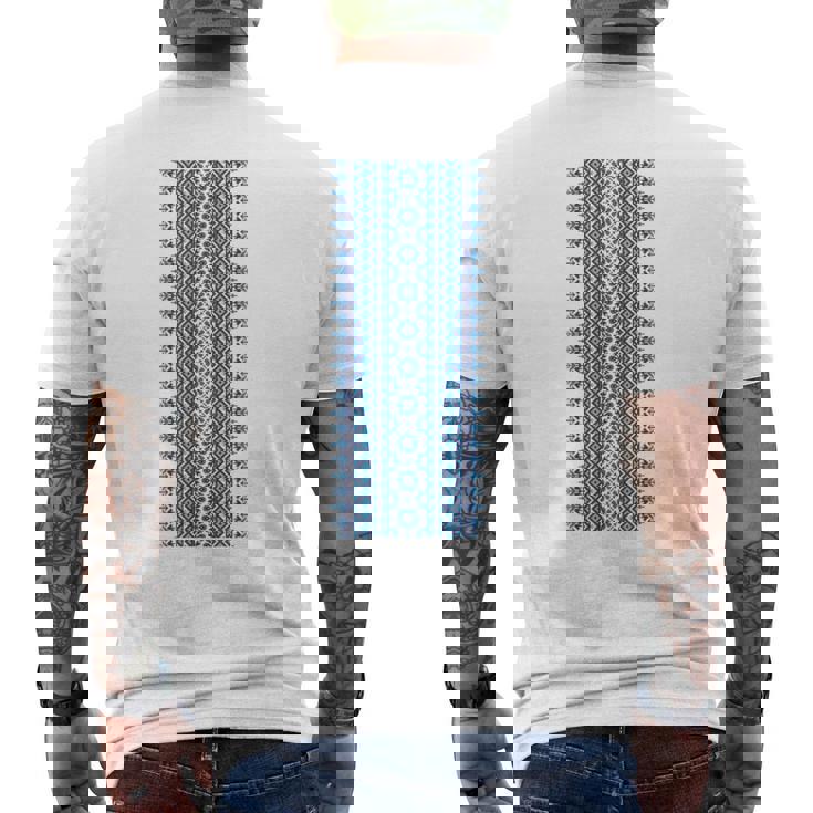 ウクライナ刺繍yshyvanka プリント 民族風オーナメント メンズTシャツ バックプリント