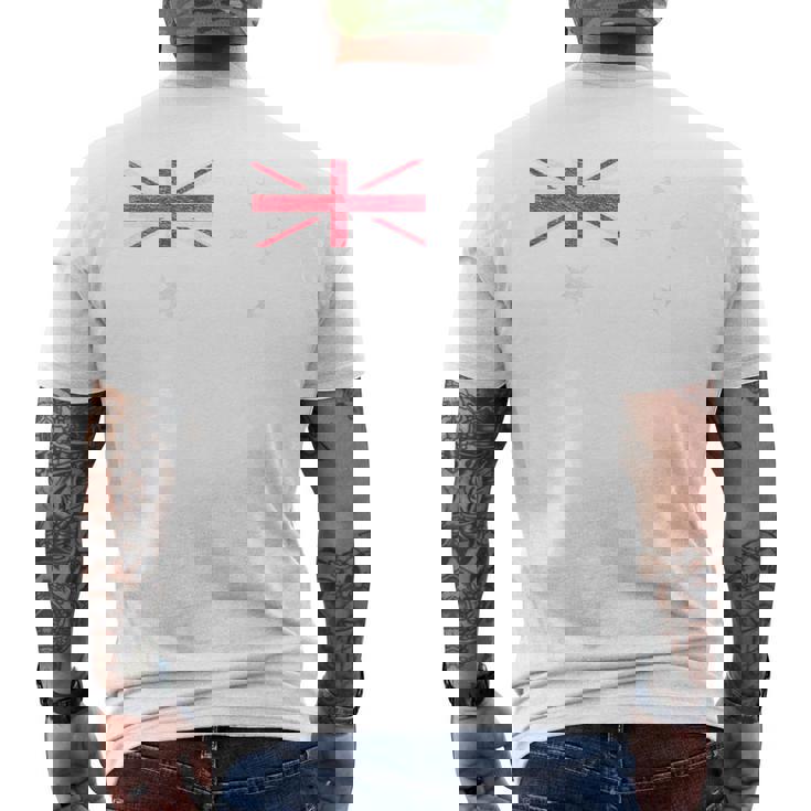 オーストラリア国旗オーストラリアユニオンジャック メンズTシャツ バックプリント