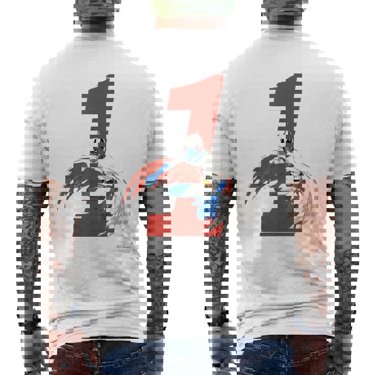 ガッチャマン J メンズTシャツ バックプリント