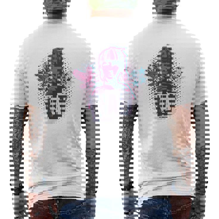 キャット・ミカエルセン 90年代グランジ・ロスト・レコード メンズTシャツ バックプリント