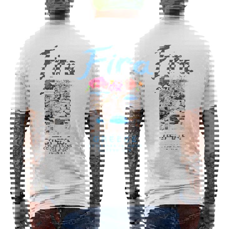 ギリシャ フィラ Thera ヴィンテージ ギリシャ メンズTシャツ バックプリント