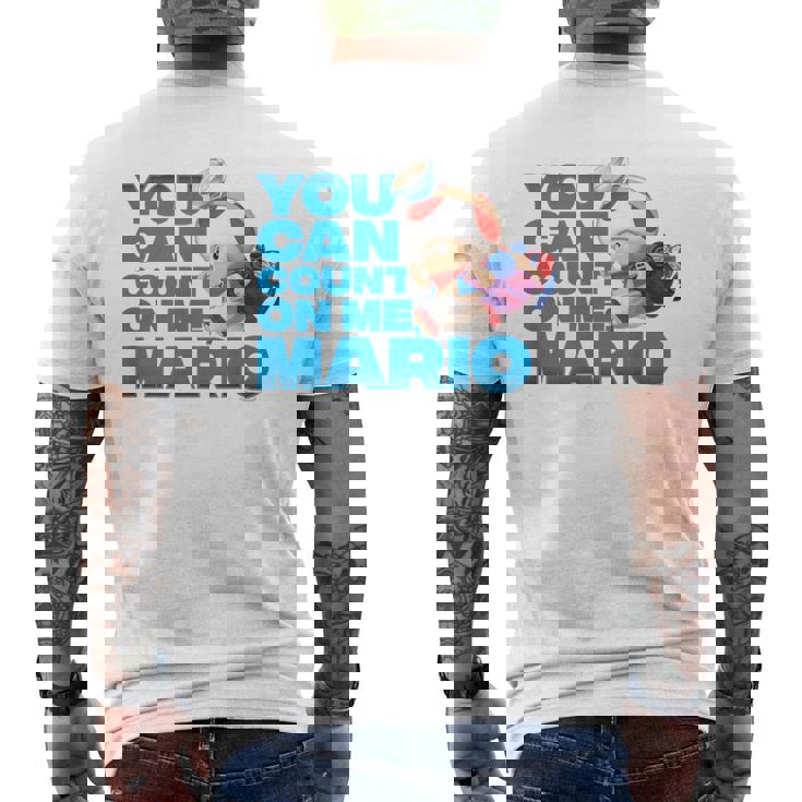 ザ・スーパーマリオギャラクシー・ムービーtoad Count On Me In Thetars メンズTシャツ バックプリント