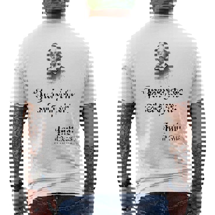 シェイクスピアの名言 メンズTシャツ バックプリント