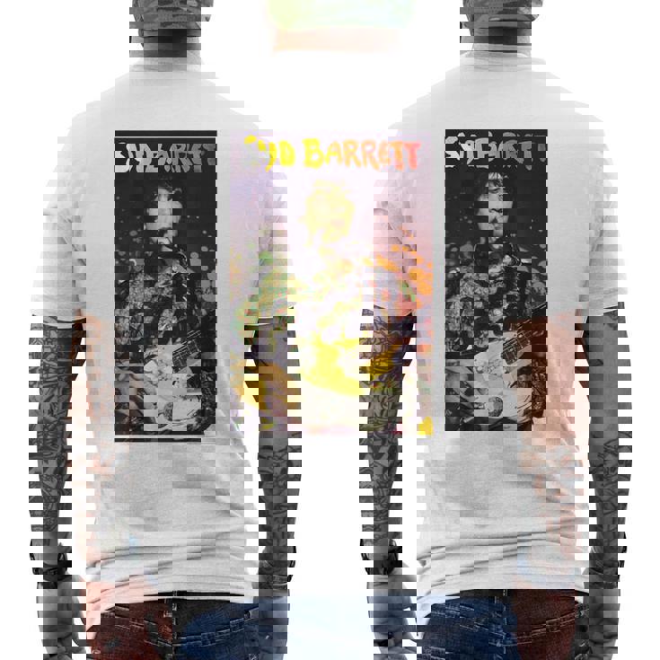 シド・バレットライブ写真 メンズTシャツ バックプリント