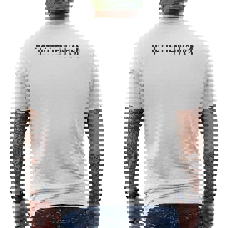 シンプルなトッテナムデザイン。 メンズTシャツ バックプリント