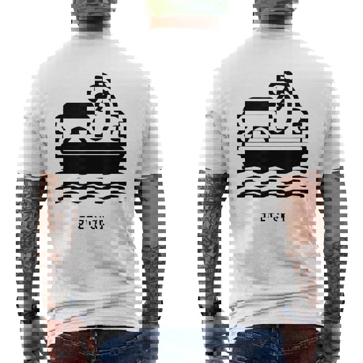 ジェットスキー メンズTシャツ バックプリント