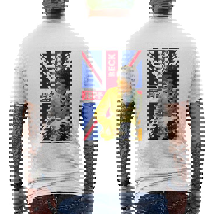 ジェフベック_002_Back Printed メンズTシャツ バックプリント