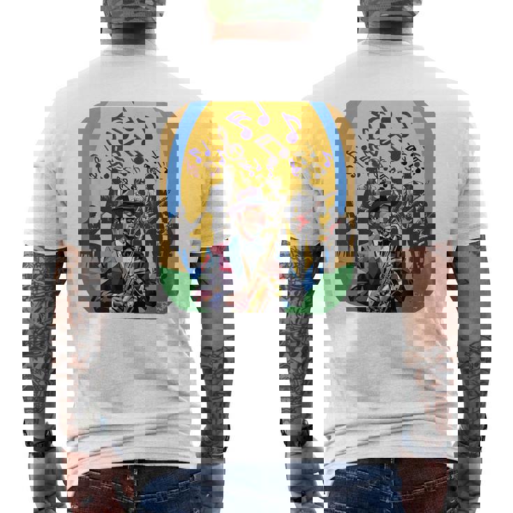 ジャズは メンズTシャツ バックプリント