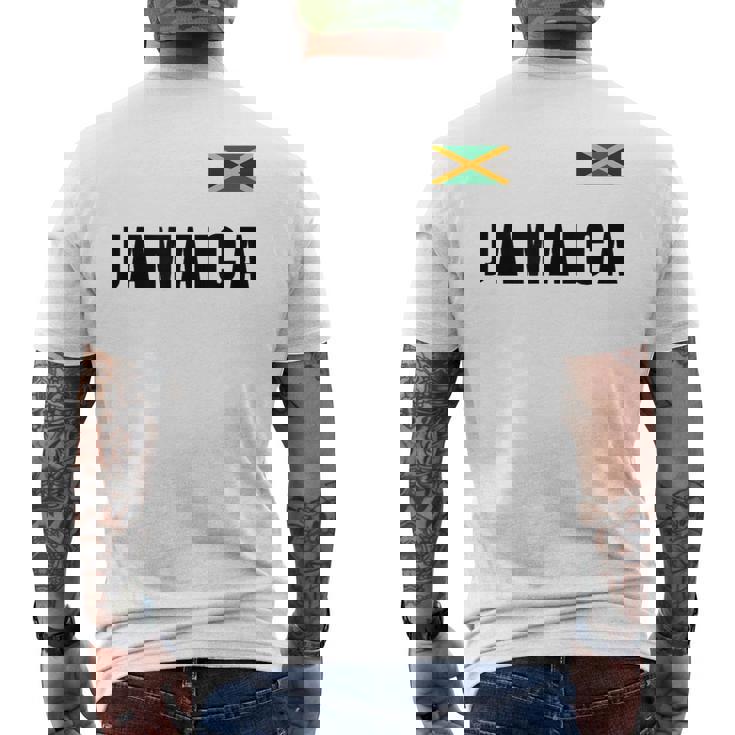 ジャマイカ カリブ海に浮かぶ小さな島国 メンズTシャツ バックプリント