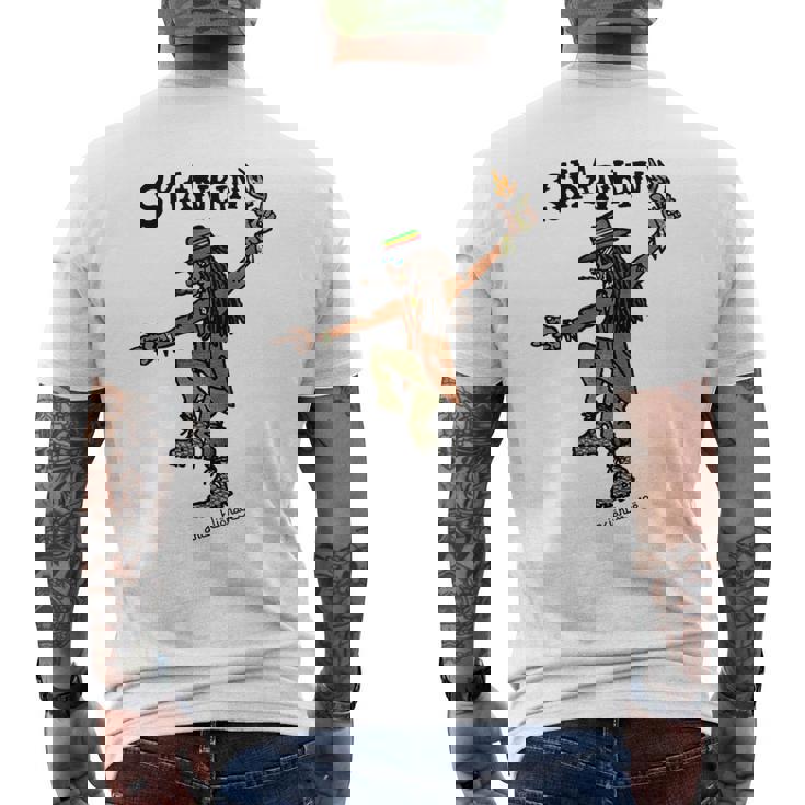 スカンキン ラスタマン ダンスホール ラスタ メンズTシャツ バックプリント