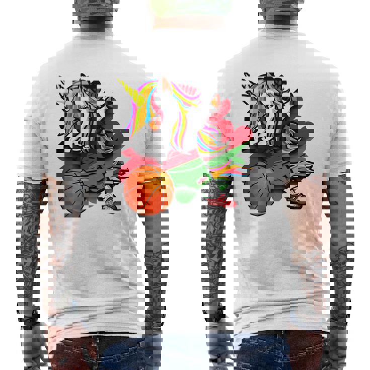 ダビングユニコーン マラウイ バスケットボールファンジャージー マラウイ国旗 メンズTシャツ バックプリント