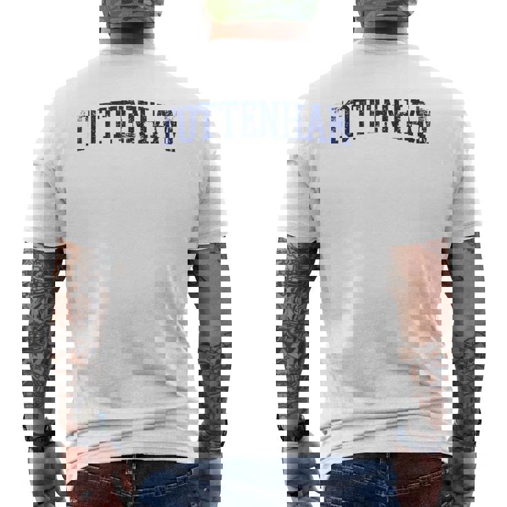 トッテナム N ロンドン スローバックデザイン ヴィンテージで着用されたクラシック メンズTシャツ バックプリント