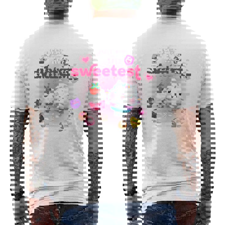 ドリームワークス ギャビーのドールハウス ケーキ You're Theweetest メンズTシャツ バックプリント