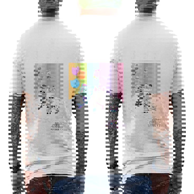 ドリームワークス ギャビーのドールハウス 誕生日 メンズTシャツ バックプリント