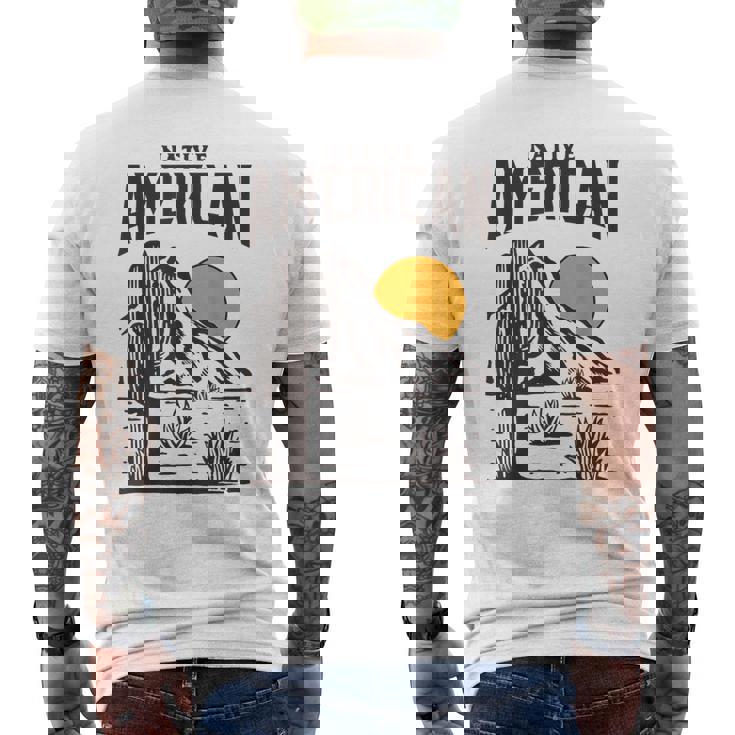 ネイティブアメリカン I 先住民 I ネイティブアメリカン メンズTシャツ バックプリント