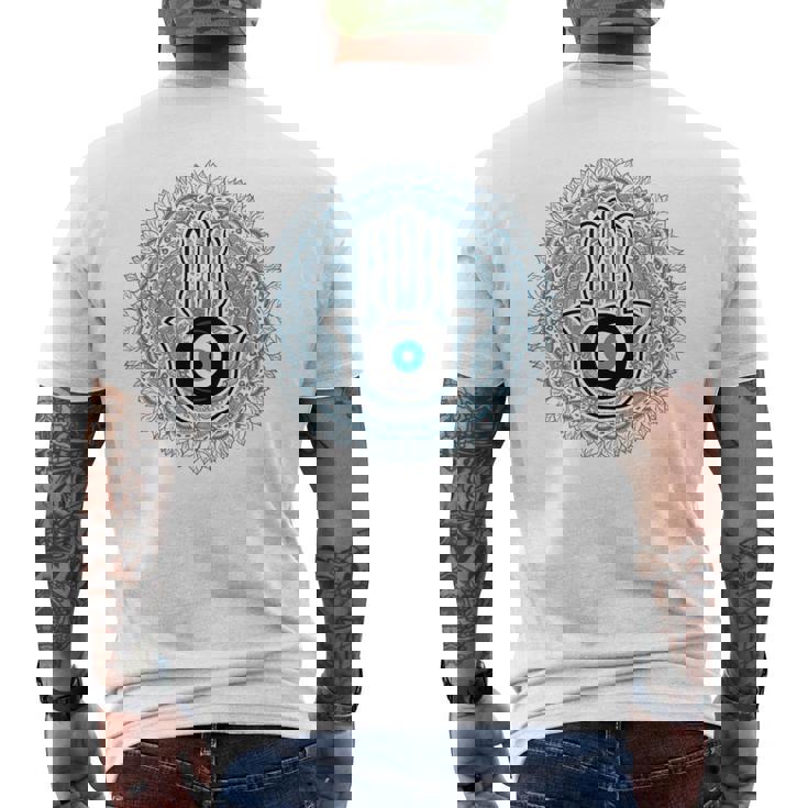 ハムサの手 メンズTシャツ バックプリント