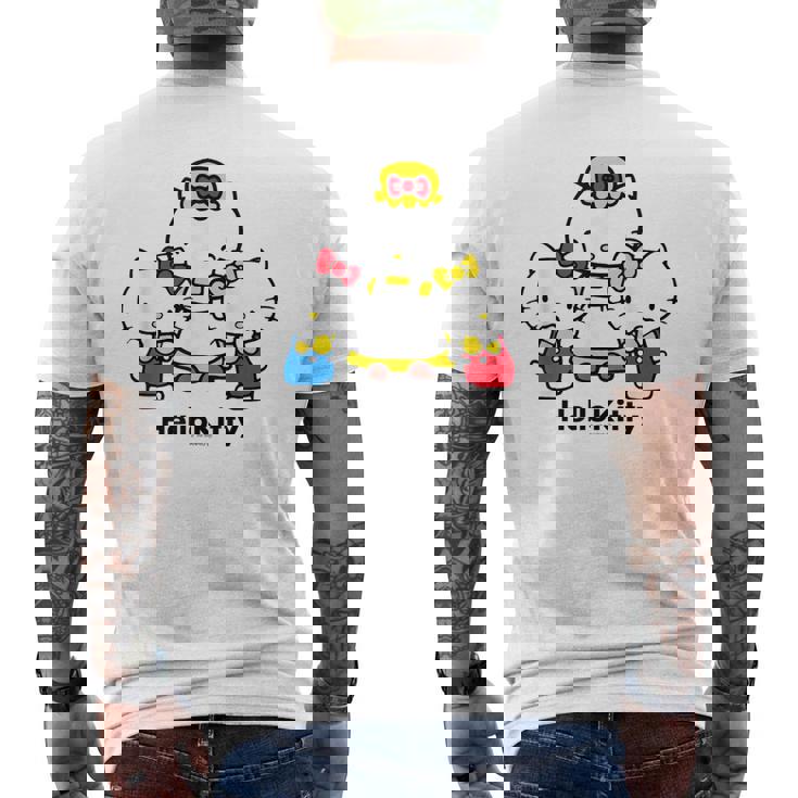 ハローキティ Usデザイン かぞく メンズTシャツ バックプリント