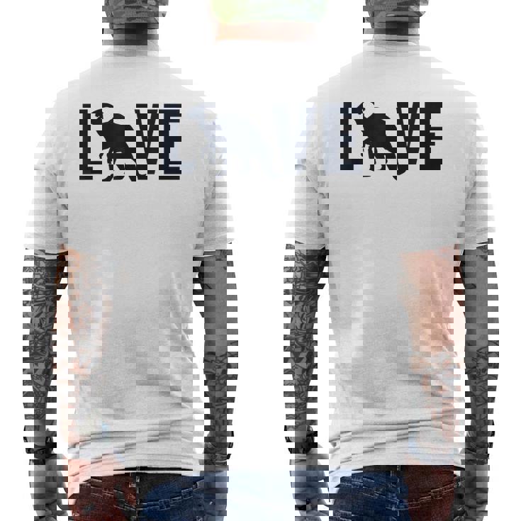 パラサウロロフス ラブ恐竜 ハドロサウルダエ パラサウロロフス メンズTシャツ バックプリント