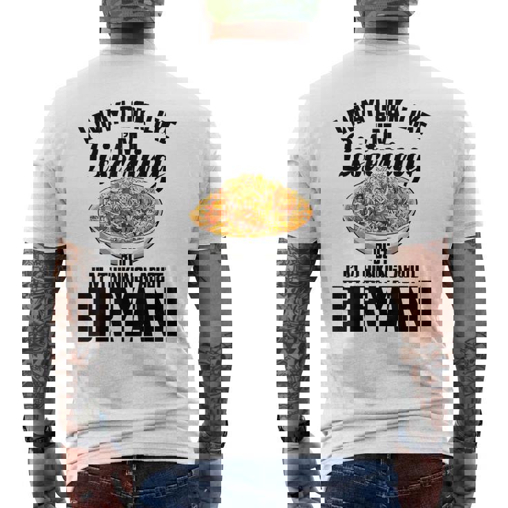 ビリヤニ マサラ パキスタン フードペースト ハンディポット ビリヤニ メンズTシャツ バックプリント